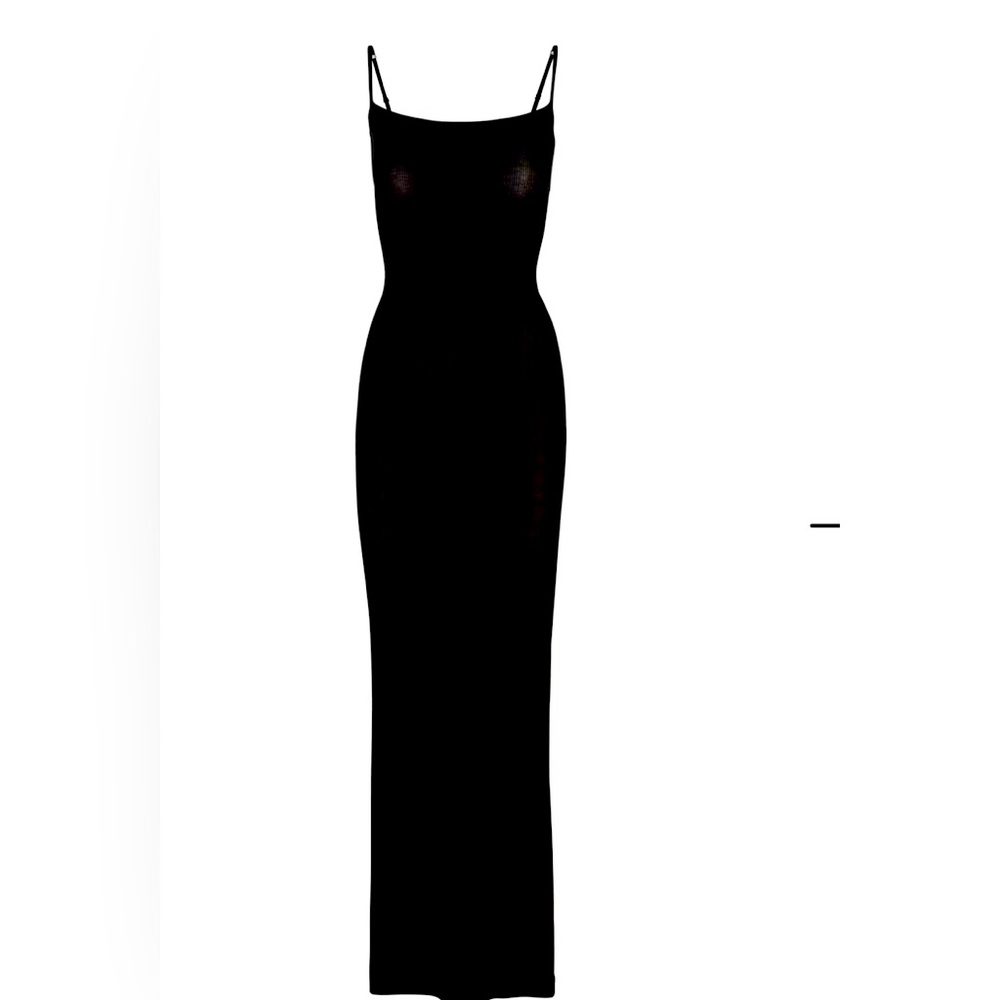 🖤 SKIMS Soft Lounge Long Slip Dress – Onyx – Size XL – NWT